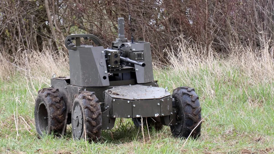 Aufmarsch der Landroboter